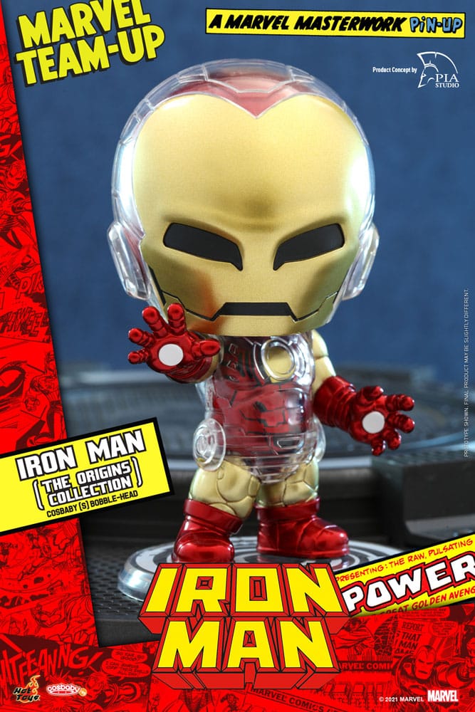 Marvel Comics Cosbaby Mini Figure Iron Man (The Origins Collection)