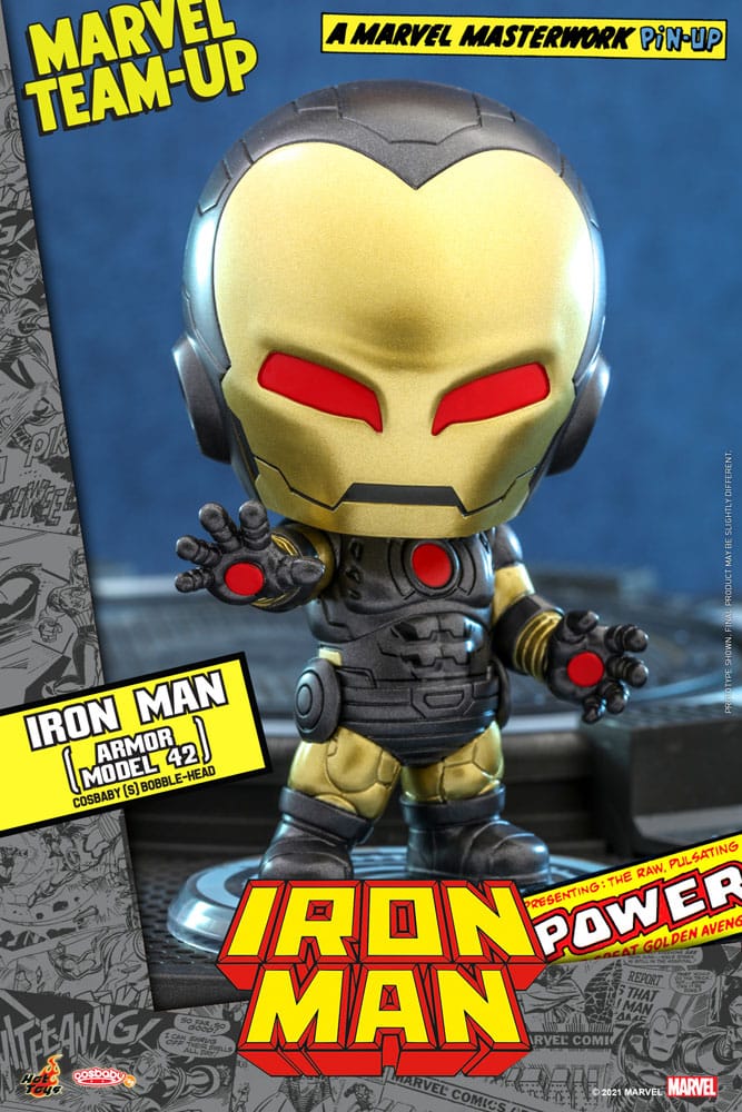 Marvel Comics Cosbaby Mini Figure Iron Man (Armor Model 42)