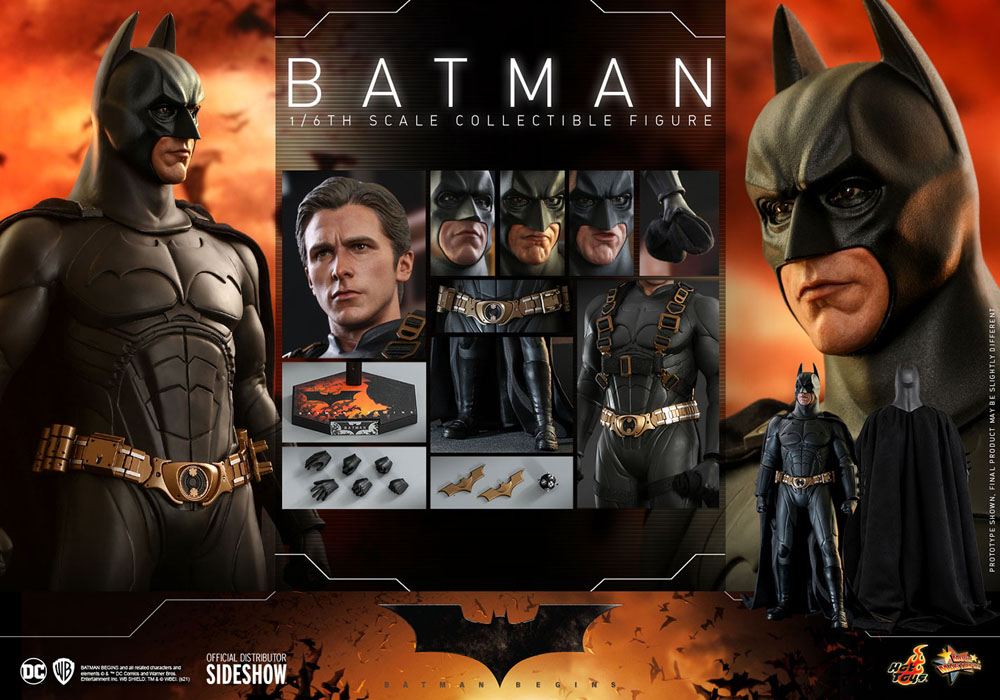 Hot Toys DC Comics Batman Begins Batman 1/6 Scale Action Figure