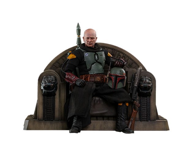 Hot Toys Boba Fett Repaint Armor and Throne Star Wars The Mandalorian Action Figure Special Edition 1/6 Scale 30cm