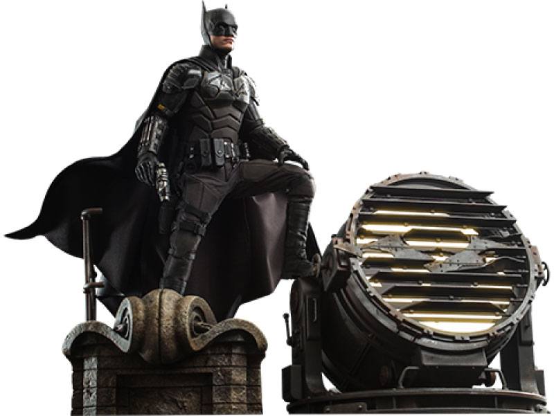 Hot Toys Batman The Batman Movie Masterpiece Action Figure with Bat Signal 1/6 Scale 31cm