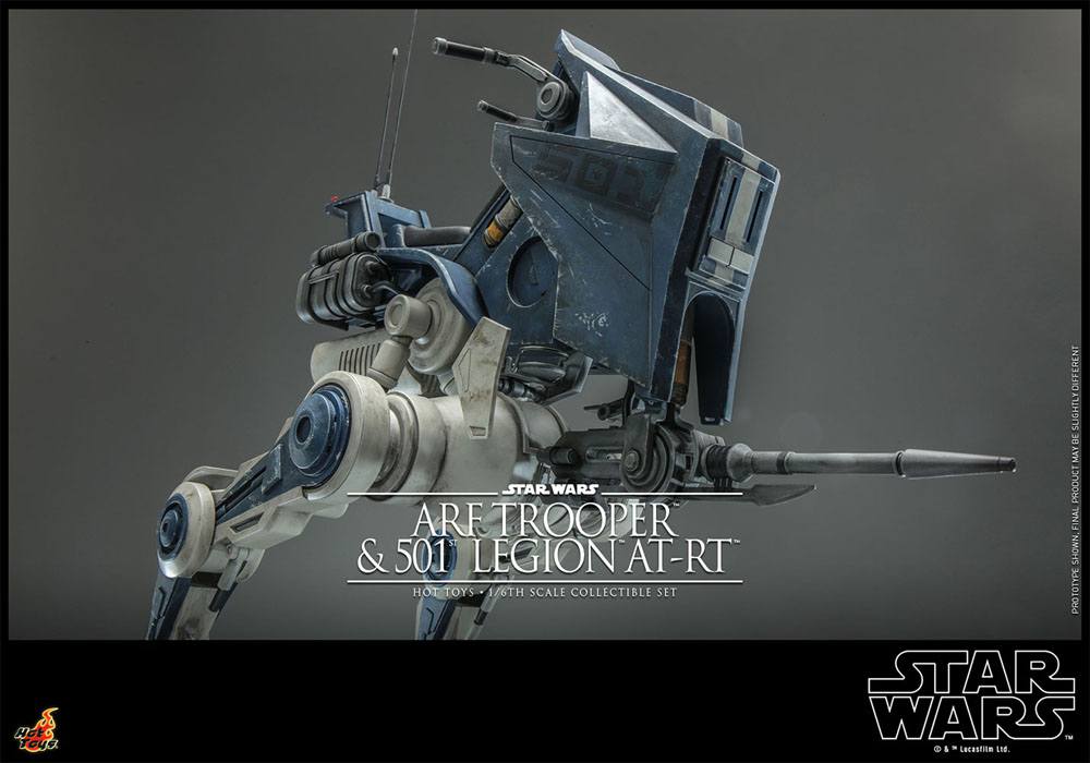 Star Wars ARF Trooper and 501st Legion AT RT The Clone Wars Action Figure 1 6 Scale