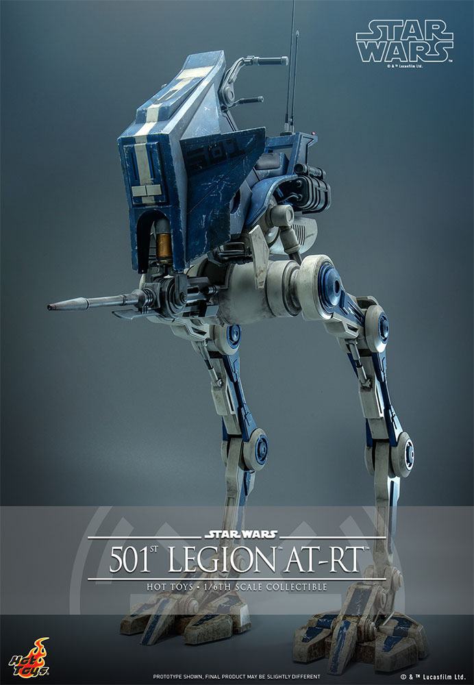 Star Wars 501st Legion AT RT Star Wars The Clone Wars Action Figure 1 6 Scale 64 cm