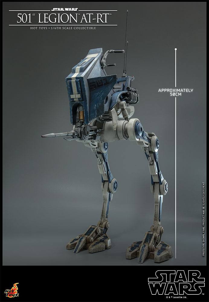 Star Wars 501st Legion AT RT Star Wars The Clone Wars Action Figure 1 6 Scale 64 cm