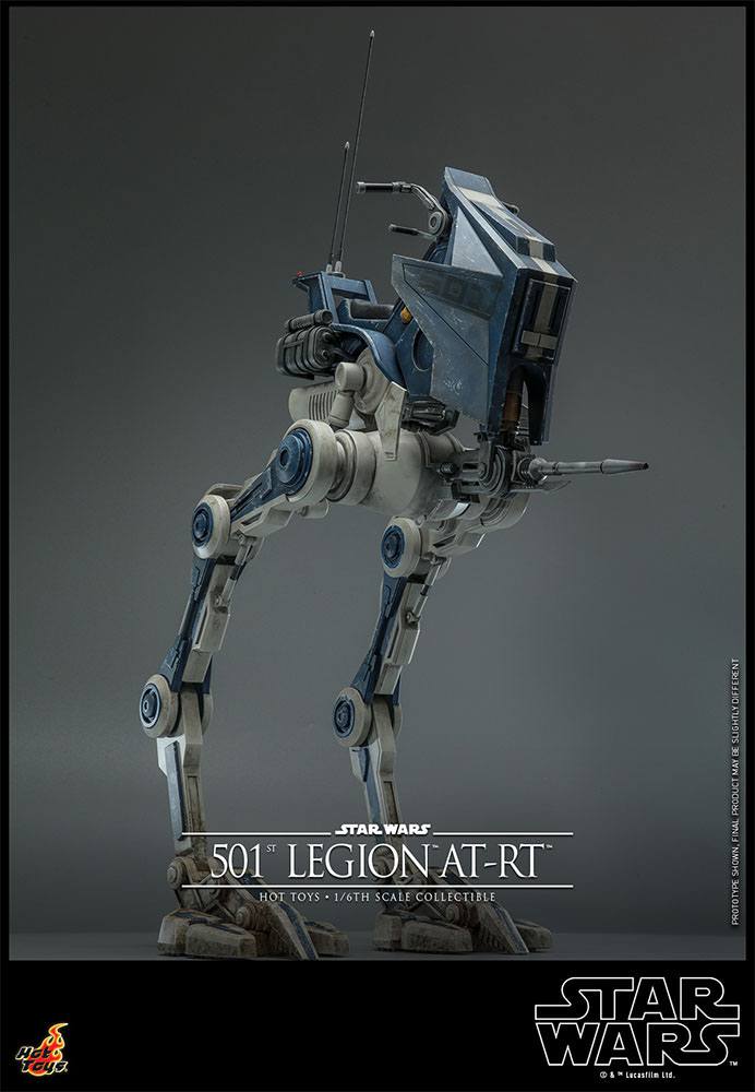 Star Wars 501st Legion AT RT Star Wars The Clone Wars Action Figure 1 6 Scale 64 cm
