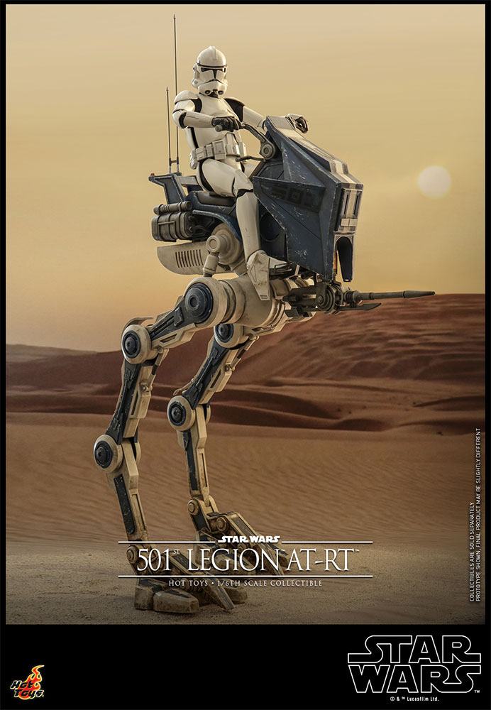 Star Wars 501st Legion AT RT Star Wars The Clone Wars Action Figure 1 6 Scale 64 cm