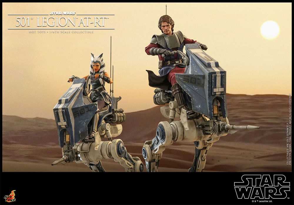 Star Wars 501st Legion AT RT Star Wars The Clone Wars Action Figure 1 6 Scale 64 cm