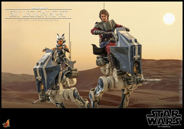 Star Wars 501st Legion AT RT Star Wars The Clone Wars Action Figure 1 6 Scale 64 cm