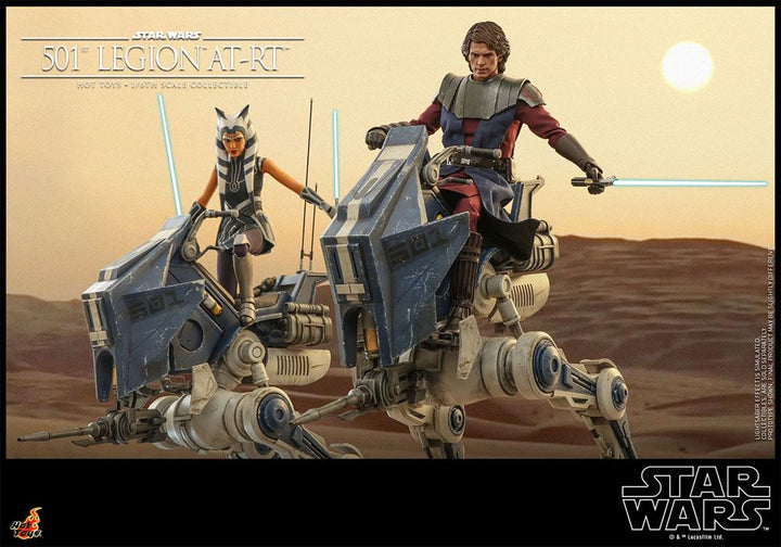 Star Wars 501st Legion AT RT Star Wars The Clone Wars Action Figure 1 6 Scale 64 cm