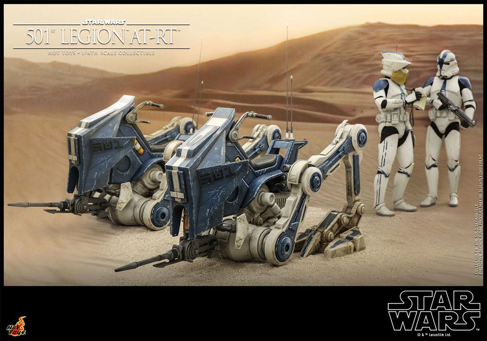 Star Wars 501st Legion AT RT Star Wars The Clone Wars Action Figure 1 6 Scale 64 cm
