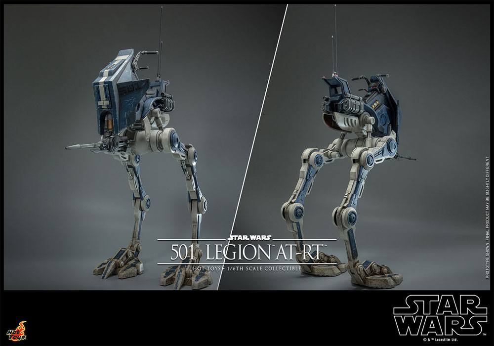 Star Wars 501st Legion AT RT Star Wars The Clone Wars Action Figure 1 6 Scale 64 cm