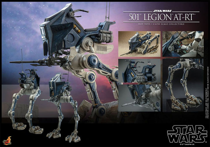 Star Wars 501st Legion AT RT Star Wars The Clone Wars Action Figure 1 6 Scale 64 cm
