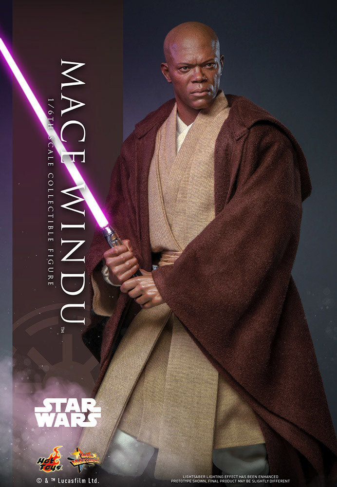 Hot Toys Star Wars Episode II Mace Windu 1/6 Scale Figure