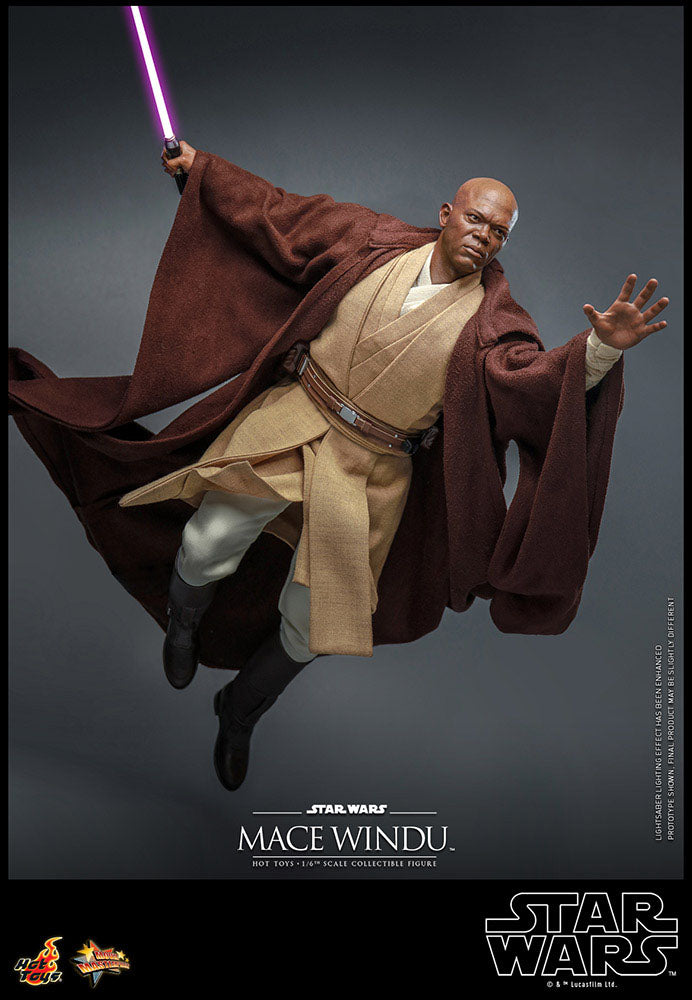 Hot Toys Star Wars Episode II Mace Windu 1/6 Scale Figure