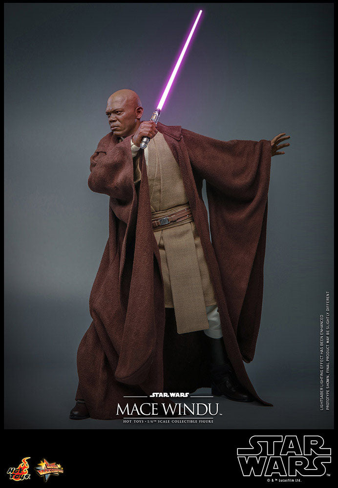 Hot Toys Star Wars Episode II Mace Windu 1/6 Scale Figure