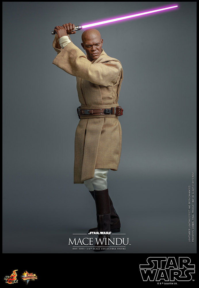 Hot Toys Star Wars Episode II Mace Windu 1/6 Scale Figure
