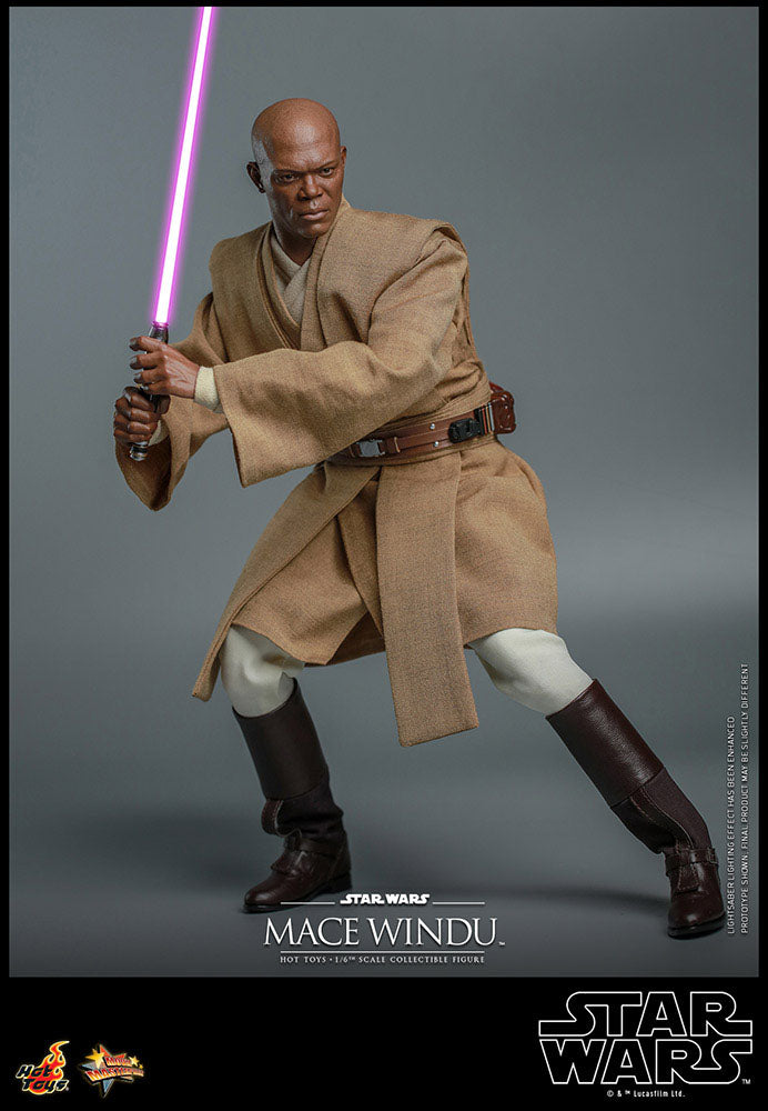 Hot Toys Star Wars Episode II Mace Windu 1/6 Scale Figure