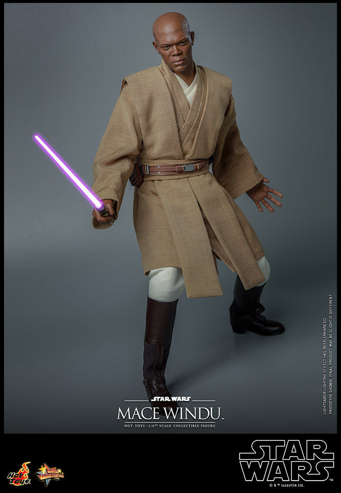 Hot Toys Star Wars Episode II Mace Windu 1/6 Scale Figure