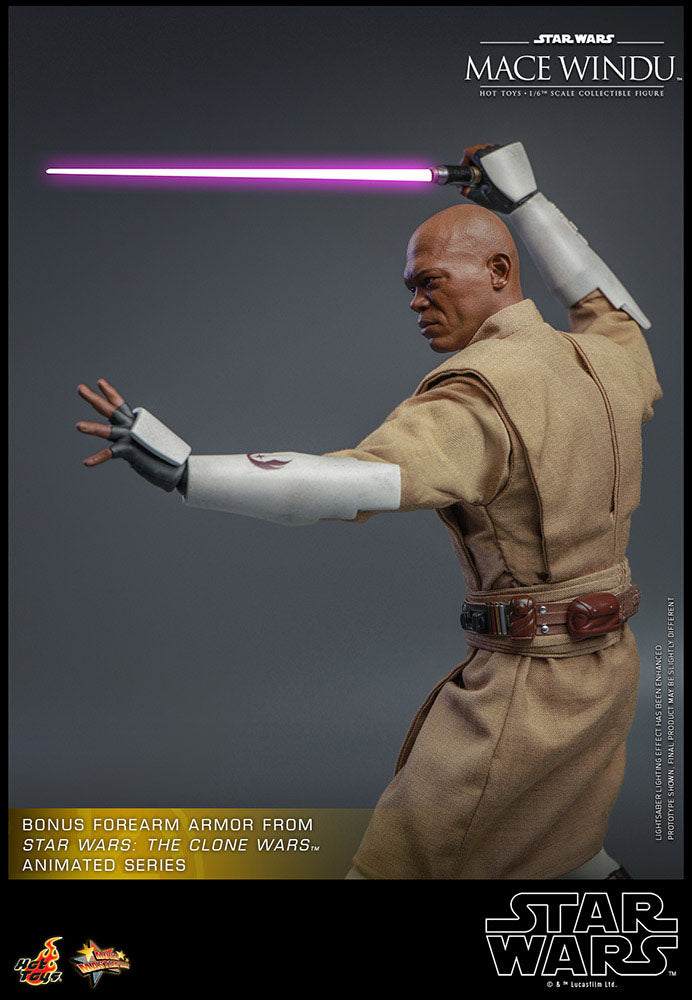 Hot Toys Star Wars Episode II Mace Windu 1/6 Scale Figure