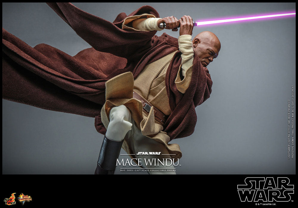 Hot Toys Star Wars Episode II Mace Windu 1/6 Scale Figure