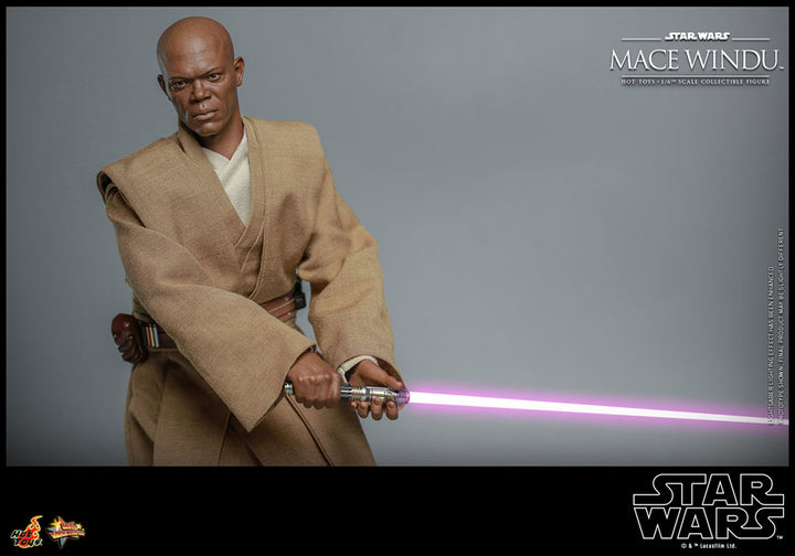 Hot Toys Star Wars Episode II Mace Windu 1/6 Scale Figure