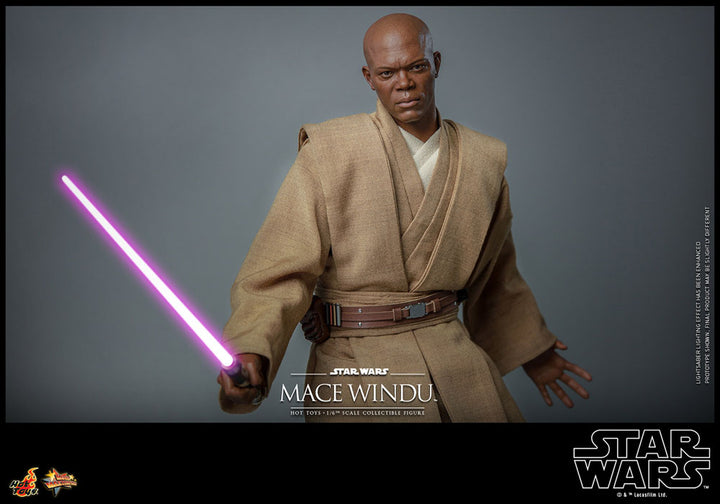 Hot Toys Star Wars Episode II Mace Windu 1/6 Scale Figure
