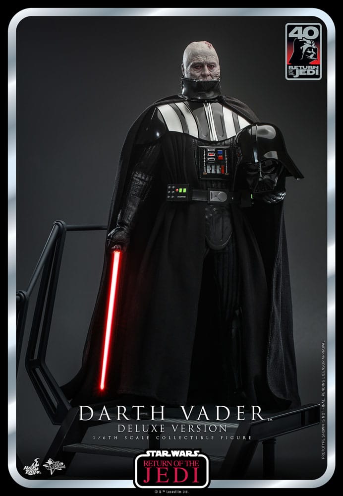 Star Wars Darth Vader Episode VI 40th Anniversary Deluxe Action Figure 1 6 Scale