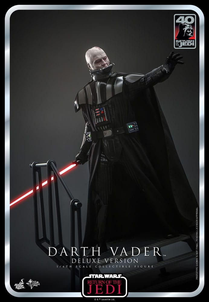 Star Wars Darth Vader Episode VI 40th Anniversary Deluxe Action Figure 1 6 Scale
