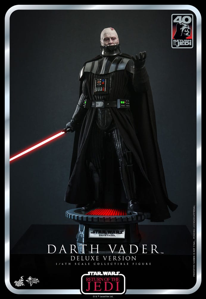 Star Wars Darth Vader Episode VI 40th Anniversary Deluxe Action Figure 1 6 Scale