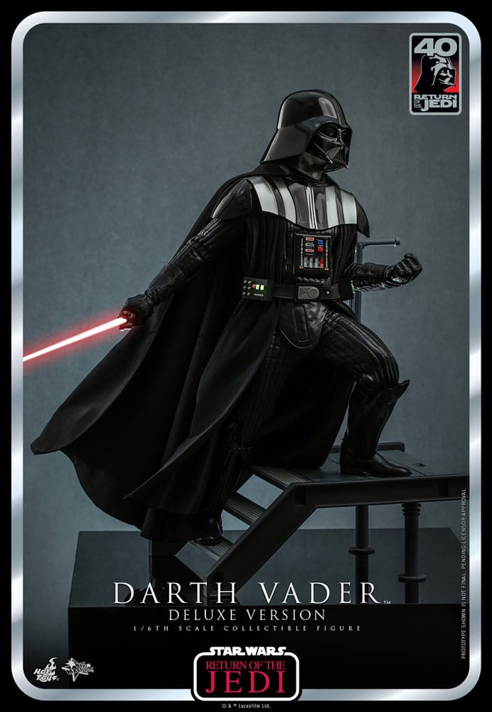 Star Wars Darth Vader Episode VI 40th Anniversary Deluxe Action Figure 1 6 Scale