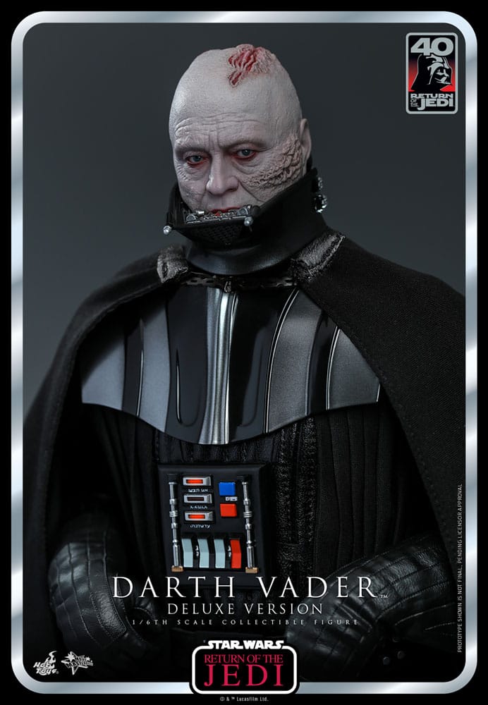Star Wars Darth Vader Episode VI 40th Anniversary Deluxe Action Figure 1 6 Scale