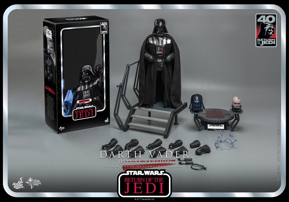 Star Wars Darth Vader Episode VI 40th Anniversary Deluxe Action Figure 1 6 Scale