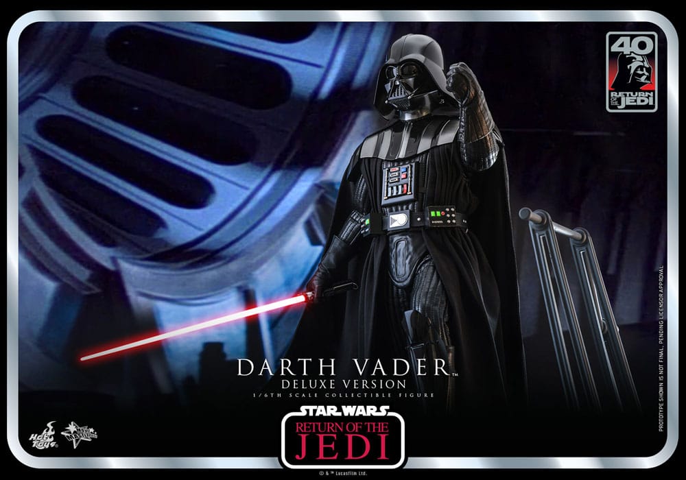 Star Wars Darth Vader Episode VI 40th Anniversary Deluxe Action Figure 1 6 Scale