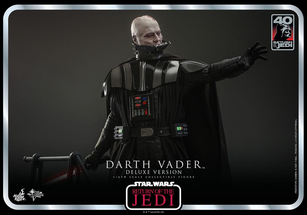 Star Wars Darth Vader Episode VI 40th Anniversary Deluxe Action Figure 1 6 Scale