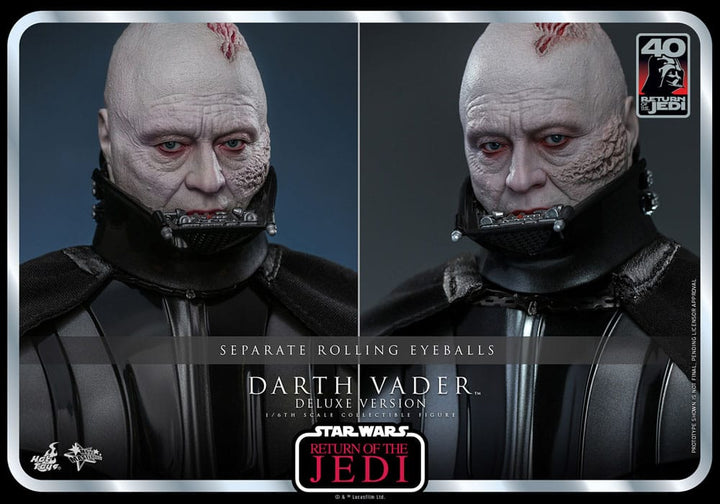 Star Wars Darth Vader Episode VI 40th Anniversary Deluxe Action Figure 1 6 Scale