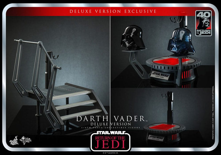 Star Wars Darth Vader Episode VI 40th Anniversary Deluxe Action Figure 1 6 Scale