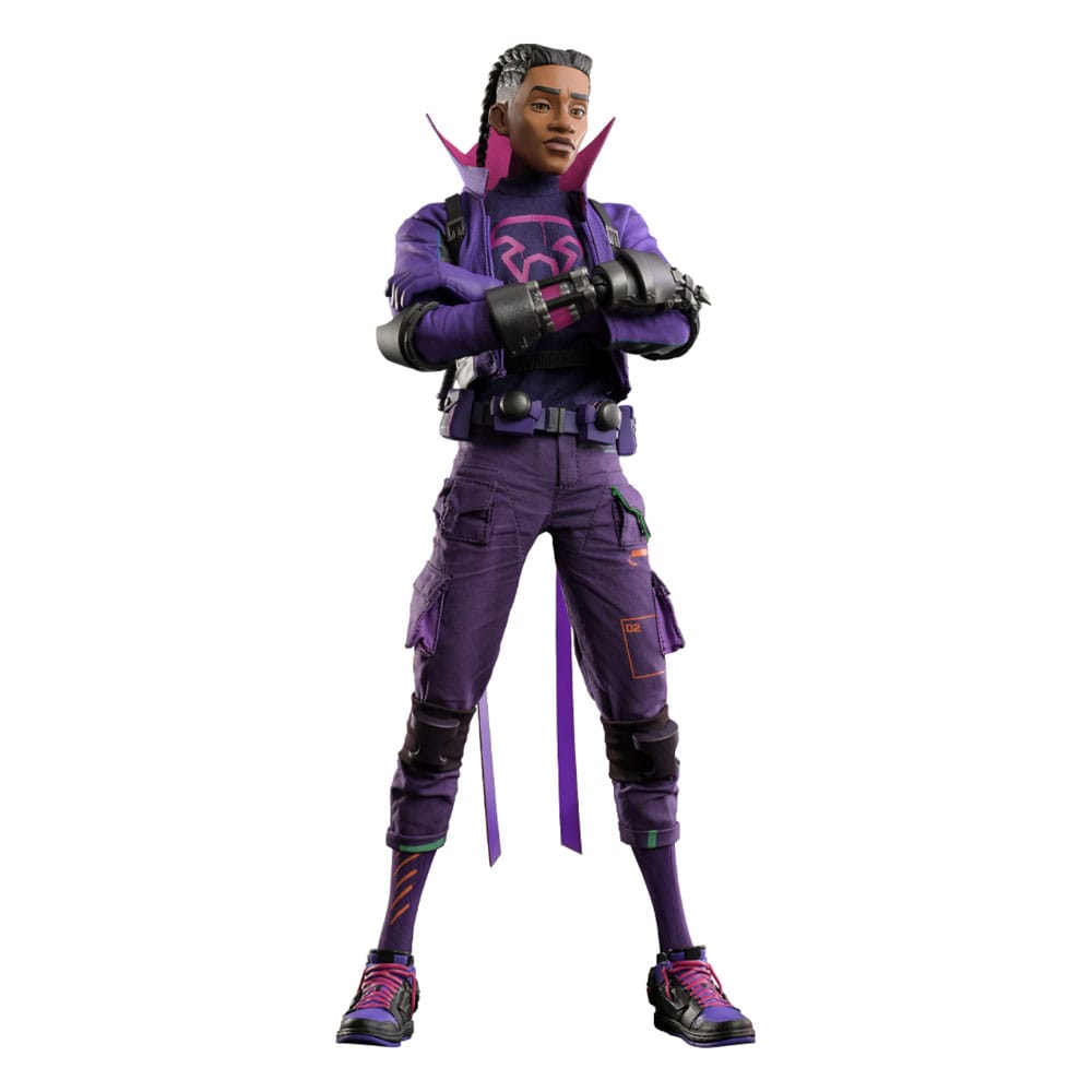Hot Toys Miles G Morales Spider Man Across the Spider Verse Movie Masterpiece Action Figure 1/6 Scale 29cm