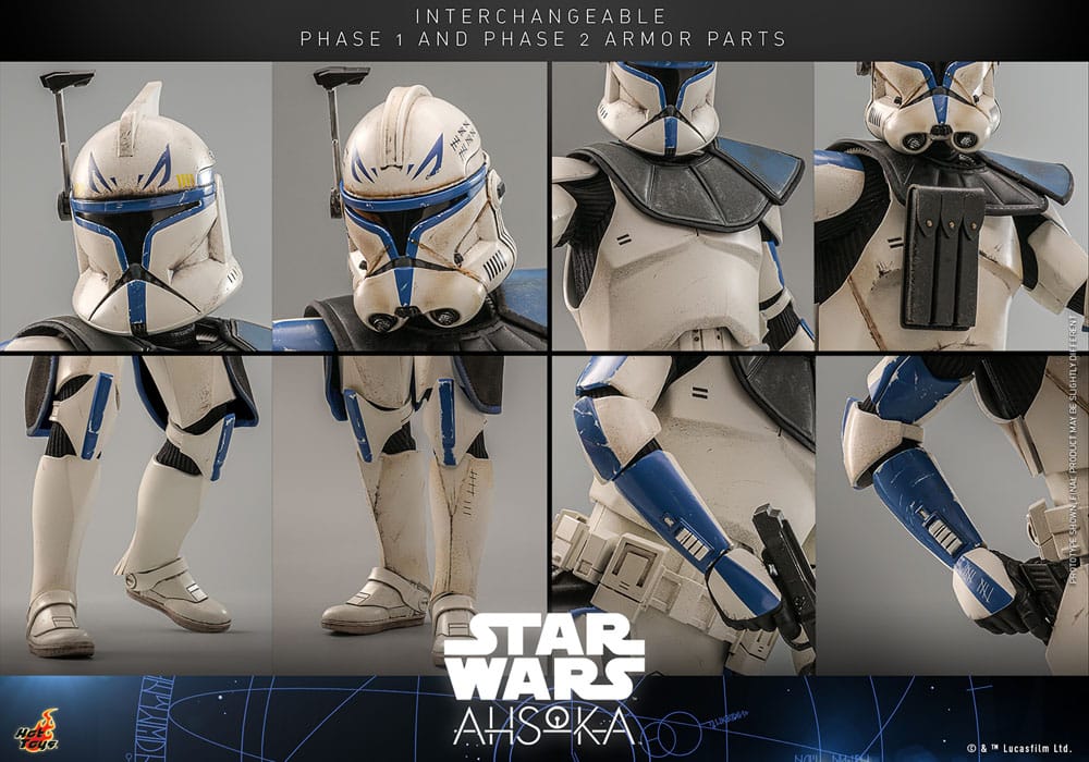 Hot Toys Captain Rex Star Wars Ahsoka Action Figure 1 6 Scale 30 cm