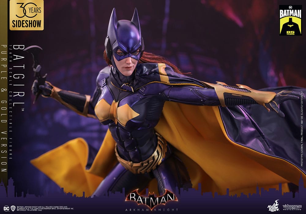 Batman Arkham Knight Videogame Batgirl (Purple and Gold Version) 1/6 Scale Masterpiece Action Figure [Exclusive]