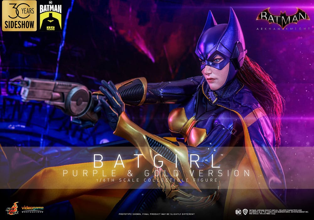 Batman Arkham Knight Videogame Batgirl (Purple and Gold Version) 1/6 Scale Masterpiece Action Figure [Exclusive]
