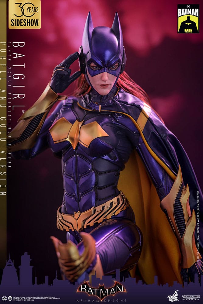 Batman Arkham Knight Videogame Batgirl (Purple and Gold Version) 1/6 Scale Masterpiece Action Figure [Exclusive]