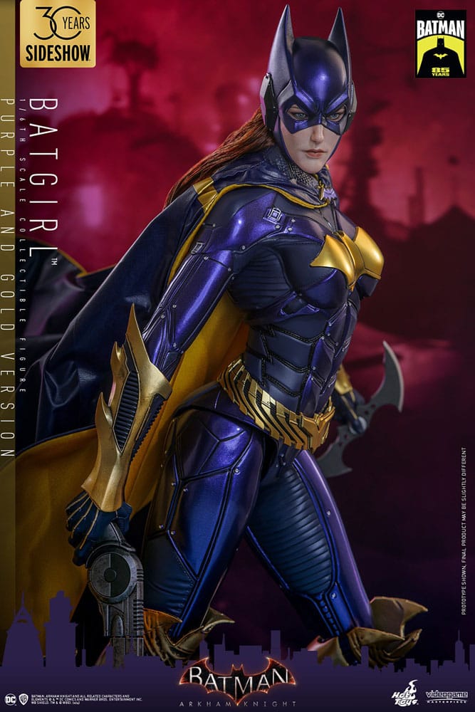 Batman Arkham Knight Videogame Batgirl (Purple and Gold Version) 1/6 Scale Masterpiece Action Figure [Exclusive]