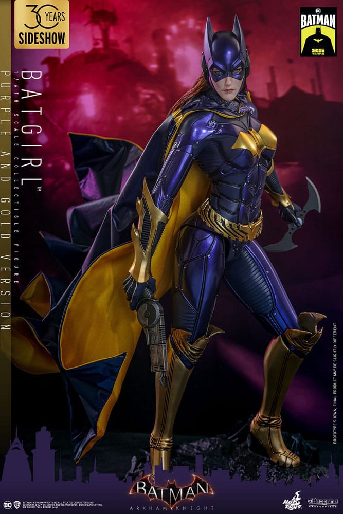 Batman Arkham Knight Videogame Batgirl (Purple and Gold Version) 1/6 Scale Masterpiece Action Figure [Exclusive]