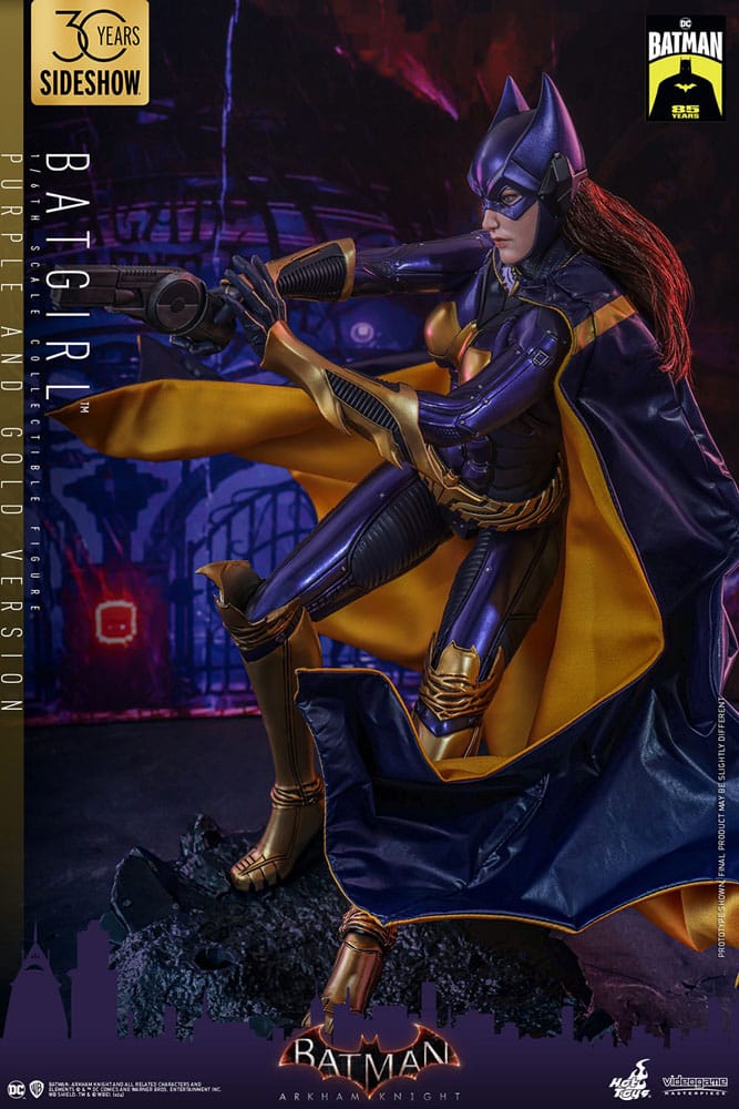 Batman Arkham Knight Videogame Batgirl (Purple and Gold Version) 1/6 Scale Masterpiece Action Figure [Exclusive]