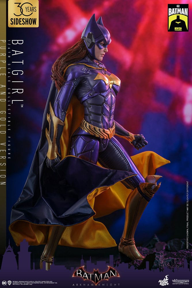 Batman Arkham Knight Videogame Batgirl (Purple and Gold Version) 1/6 Scale Masterpiece Action Figure [Exclusive]
