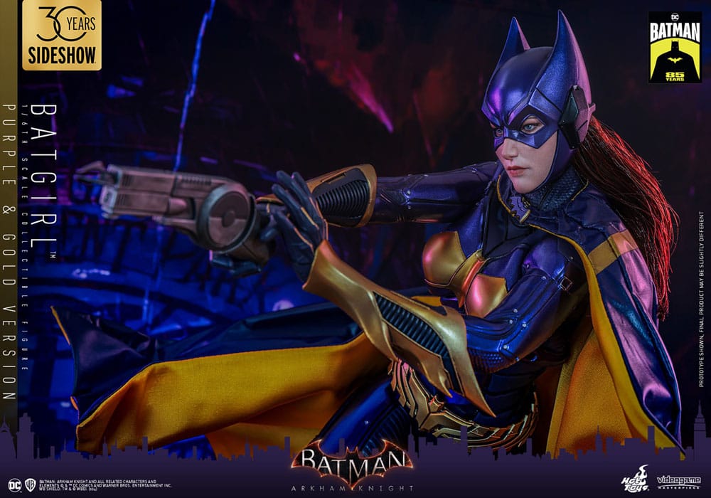 Batman Arkham Knight Videogame Batgirl (Purple and Gold Version) 1/6 Scale Masterpiece Action Figure [Exclusive]