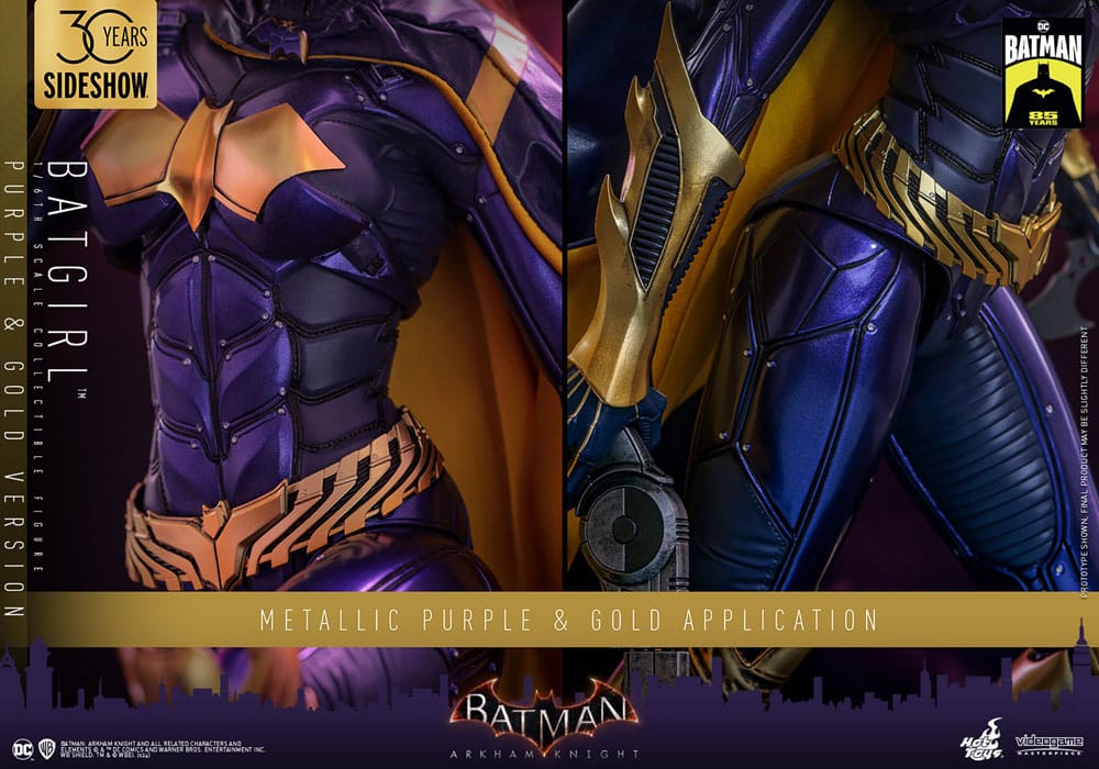 Batman Arkham Knight Videogame Batgirl (Purple and Gold Version) 1/6 Scale Masterpiece Action Figure [Exclusive]
