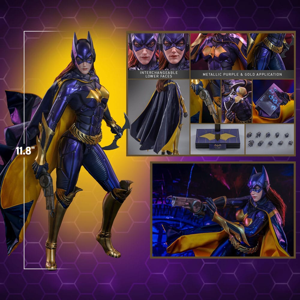 Batman Arkham Knight Videogame Batgirl (Purple and Gold Version) 1/6 Scale Masterpiece Action Figure [Exclusive]