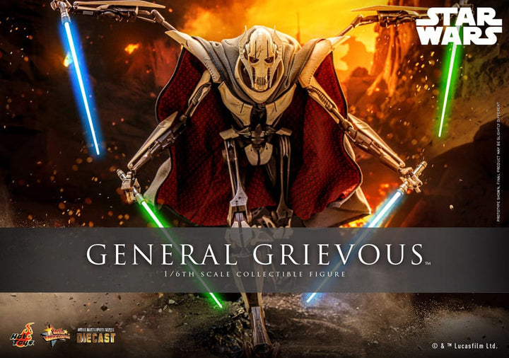 Hot Toys Star Wars Revenge of the Sith General Grievous 1/6th Scale Figure