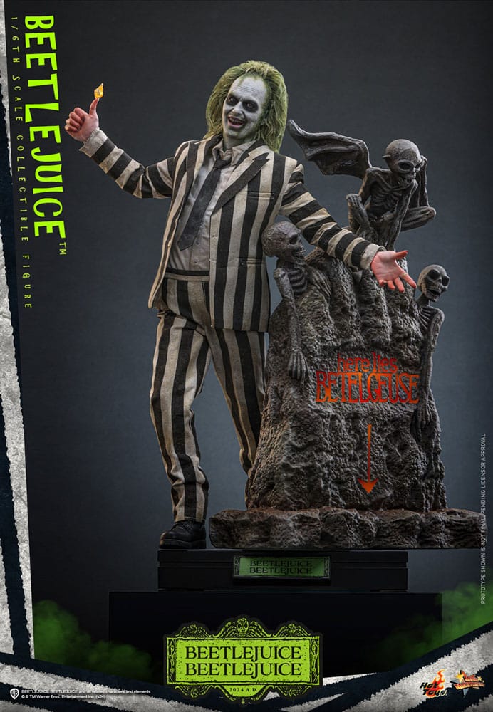 Hot Toys Beetlejuice Beetlejuice Movie Masterpiece Beetlejuice 1/6th Scale Figure